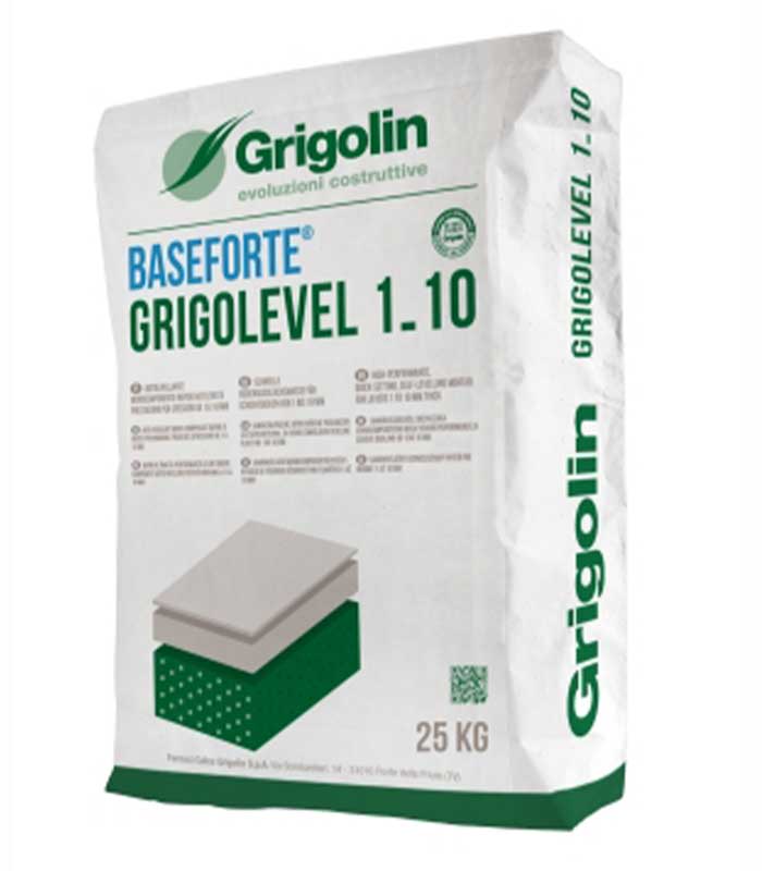 Autolivellante ad alte prestazioni Baseforte Grigolevel 1_10(25kg)