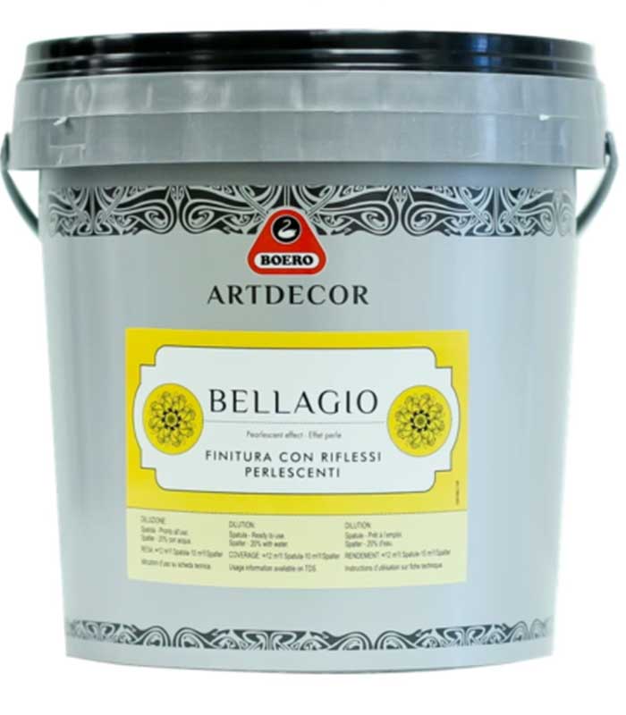 Pittura perlescente Bellagio-Argento
